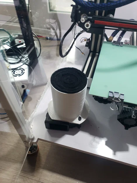 Bộ khung lọc khí 3D cho quạt blower 97mm (Filter Housing) - Image 1