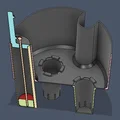 Chậu trong tự tưới nước tham số (Parametric) — Phong cách Lechuza - Thumbnail 3
