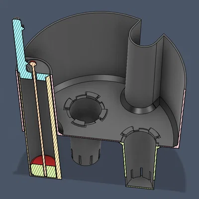 Chậu trong tự tưới nước tham số (Parametric) — Phong cách Lechuza