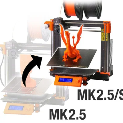 Linh kiện in 3D nâng cấp máy i3 MK2.5 lên 2.5S