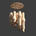 Mẫu in 3D chuông gió Bulbous Chime nghệ thuật trang trí nhà cửa - Thumbnail 1