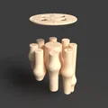 Mẫu in 3D chuông gió Bulbous Chime nghệ thuật trang trí nhà cửa - Thumbnail 2