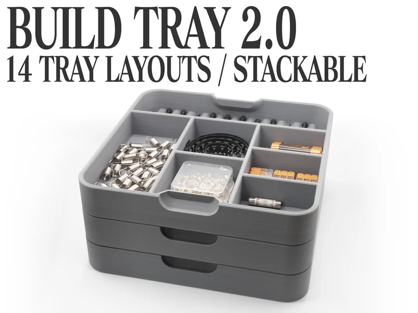 Khay đựng linh kiện BUILD TRAY 2.0 - Giải pháp sắp xếp thông minh - Image 1