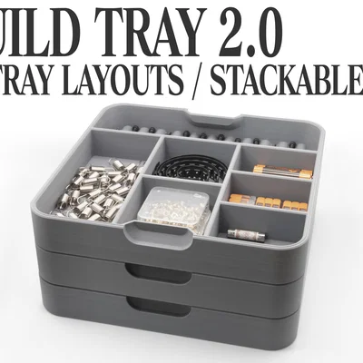 Khay đựng linh kiện BUILD TRAY 2.0 - Giải pháp sắp xếp thông minh
