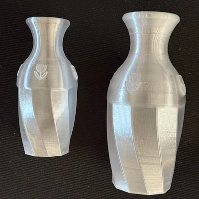 Mẫu bình cắm hoa tulip 3D tinh tế - File in 3D trang trí đẹp mắt