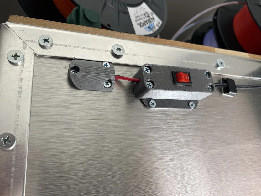 Hộp gắn công tắc cho dải đèn LED (LED Strip Switch) - Phụ kiện in 3D - Image 3