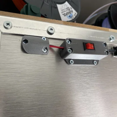Hộp gắn công tắc cho dải đèn LED (LED Strip Switch) - Phụ kiện in 3D