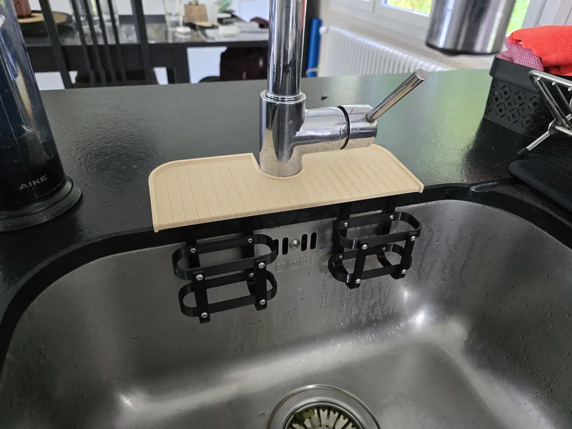 Khay đựng bông rửa chén gắn vòi nước thông minh (Double sponge holder) - Image 1