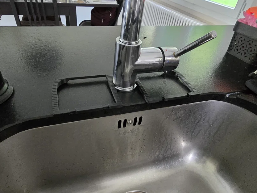 Khay đựng bông rửa chén gắn vòi nước thông minh (Double sponge holder) - Image 3