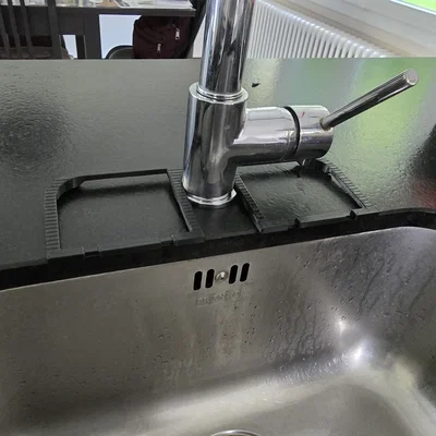 Khay đựng bông rửa chén gắn vòi nước thông minh (Double sponge holder)