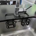 Khay đựng bông rửa chén gắn vòi nước thông minh (Double sponge holder) - Thumbnail 4