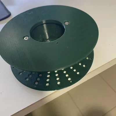 Lõi cuộn nhựa 3D (Filament Spool) tự in tiện dụng và chắc chắn