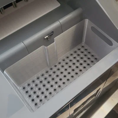 Khay chứa đá 3D cho máy làm đá Saro EB15 (In bằng PETG)