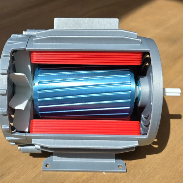 Mô hình động cơ điện không đồng bộ ba pha 3D (Giáo dục) - Image 1