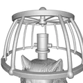 Mô hình Đèn Tượng Sói – Thiết kế 3D trang trí PBR (FBX, STL, USDZ, GLB) - Thumbnail 4