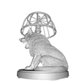 Mô hình Đèn Tượng Sói – Thiết kế 3D trang trí PBR (FBX, STL, USDZ, GLB) - Thumbnail 5
