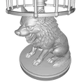 Mô hình Đèn Tượng Sói – Thiết kế 3D trang trí PBR (FBX, STL, USDZ, GLB) - Thumbnail 7