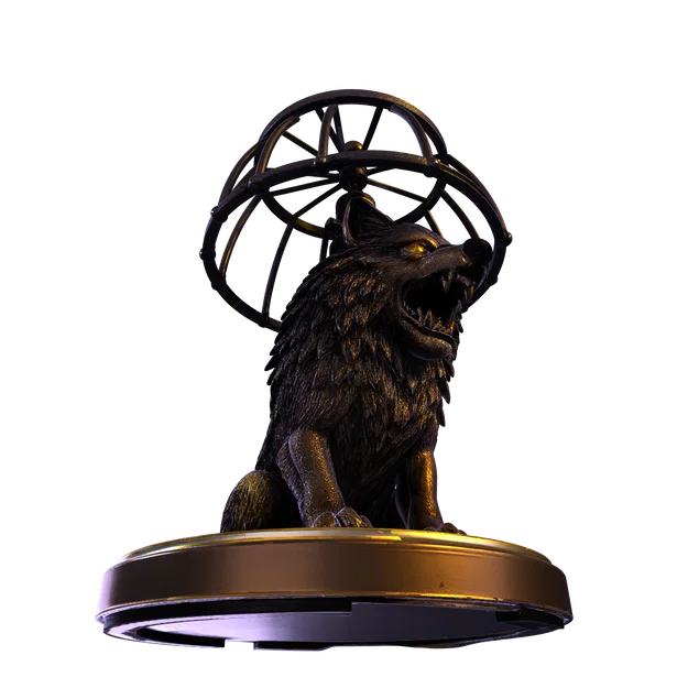 Mô hình Đèn Tượng Sói – Thiết kế 3D trang trí PBR (FBX, STL, USDZ, GLB) - Image 14