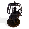 Mô hình Đèn Tượng Sói – Thiết kế 3D trang trí PBR (FBX, STL, USDZ, GLB) - Thumbnail 15