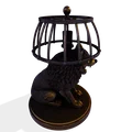 Mô hình Đèn Tượng Sói – Thiết kế 3D trang trí PBR (FBX, STL, USDZ, GLB) - Thumbnail 18