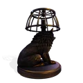 Mô hình Đèn Tượng Sói – Thiết kế 3D trang trí PBR (FBX, STL, USDZ, GLB) - Thumbnail 19