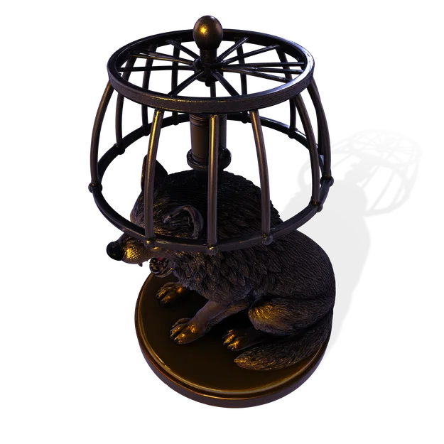 Mô hình Đèn Tượng Sói – Thiết kế 3D trang trí PBR (FBX, STL, USDZ, GLB) - Image 23