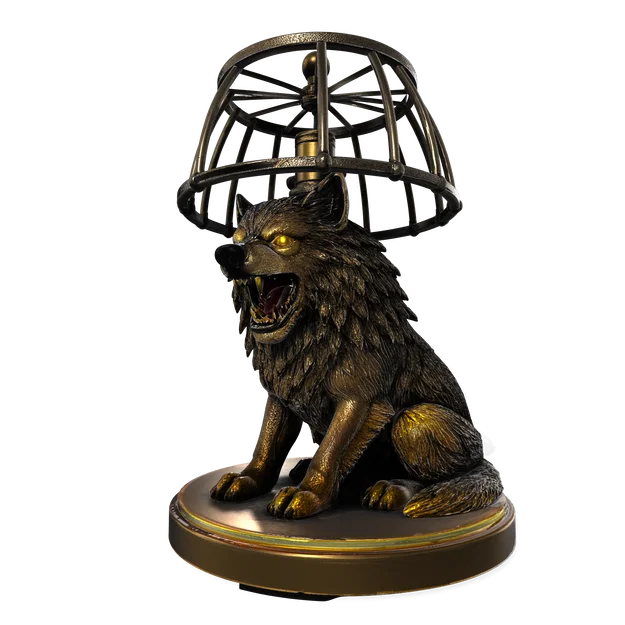 Mô hình Đèn Tượng Sói – Thiết kế 3D trang trí PBR (FBX, STL, USDZ, GLB) - Image 26