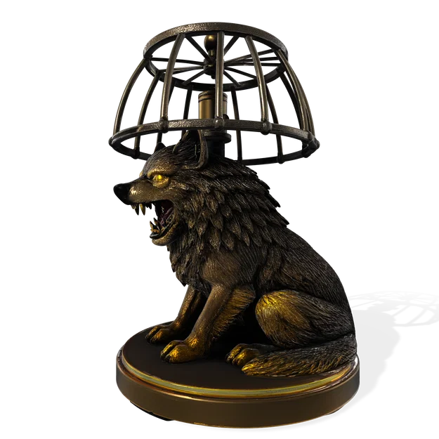 Mô hình Đèn Tượng Sói – Thiết kế 3D trang trí PBR (FBX, STL, USDZ, GLB) - Image 29