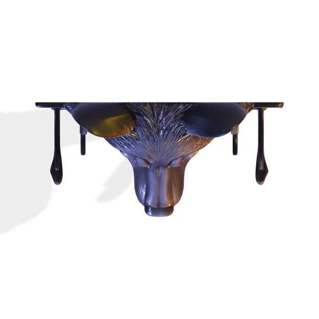 Móc Treo Tường Hình Đầu Sói – Mô Hình 3D Trang Trí & Đa Năng (FBX, STL, USDZ, GLB) - Image 5
