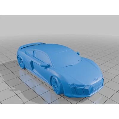 Mô hình siêu xe Audi R8 in 3D chất lượng cao