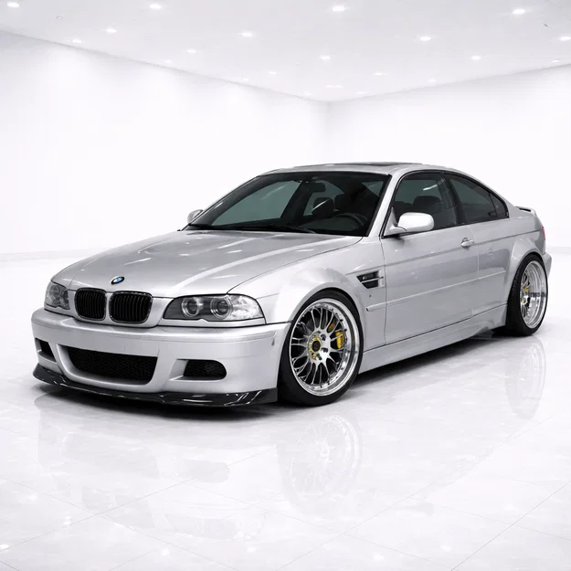 Mô hình 3D xe ô tô BMW M3 E46 chất lượng cao - Image 2
