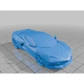 Mô hình siêu xe Corvette C8 3D - File STL in 3D đẹp sắc nét - Thumbnail 1