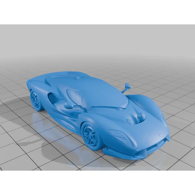 Mô hình siêu xe De Tomaso P72 - Tự in 3D trang trí độc đáo - Image 1