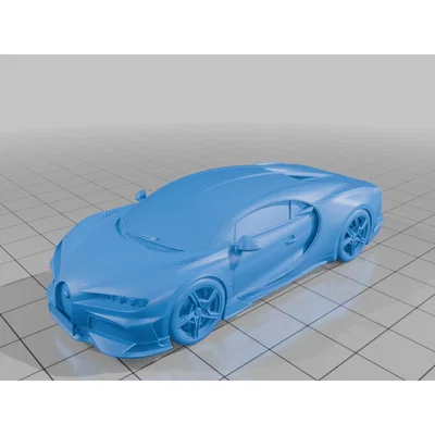 Mô hình Bugatti Chiron Super Sport in 3D