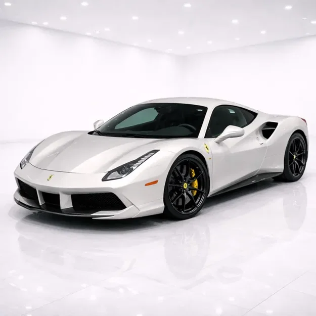 Mô hình 3D siêu xe Ferrari 488 Pista chất lượng cao để trang trí - Image 2