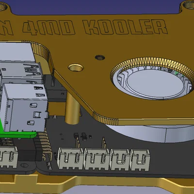 Hiệu chỉnh chân đế Kooler cho board mount - Phụ kiện in 3D
