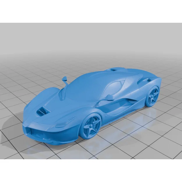 Mô hình siêu xe Ferrari LaFerrari 3D - Tải file STL miễn phí - Image 1