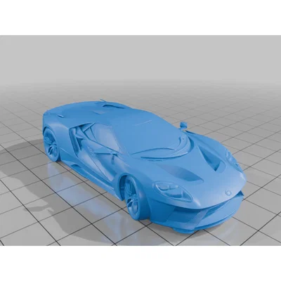Mô hình siêu xe Ford GT (2017) - File in 3D chất lượng cao