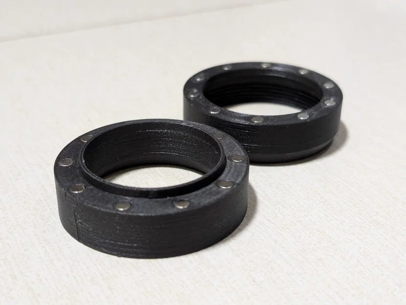 Bộ chuyển đổi cốc hứng nam châm cho máy xay Kingrinder K6 - Image 1