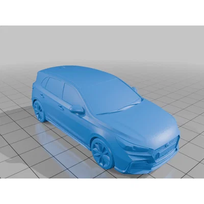 Mô hình xe Hyundai i30 N 3D in tại nhà cực chất