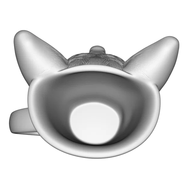 Mô hình cốc đầu Sói 3D – Đồ dùng gốm nghệ thuật (OBJ, STL, FBX, GLTF, BLEND, DAE, PLY, 3MF) - Image 6