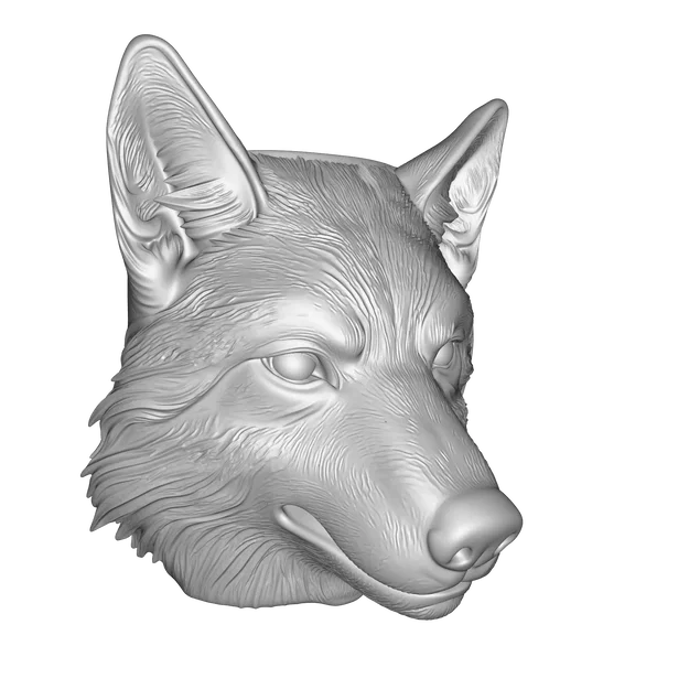 Mô hình cốc đầu Sói 3D – Đồ dùng gốm nghệ thuật (OBJ, STL, FBX, GLTF, BLEND, DAE, PLY, 3MF) - Image 10