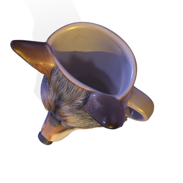 Mô hình cốc đầu Sói 3D – Đồ dùng gốm nghệ thuật (OBJ, STL, FBX, GLTF, BLEND, DAE, PLY, 3MF) - Image 18