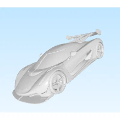 Mô hình siêu xe Koenigsegg Jesko in 3D cực chi tiết cho người đam mê