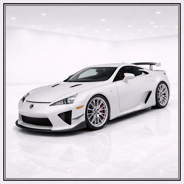 Mô hình siêu xe Lexus LFA - File STL in 3D chi tiết cao - Image 2