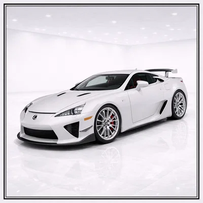 Mô hình siêu xe Lexus LFA - File STL in 3D chi tiết cao