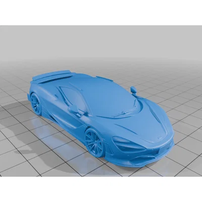 Mô hình McLaren 720S in 3D cực chi tiết cho người đam mê siêu xe