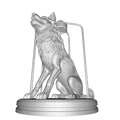 Đèn Điêu Khắc Hình Sói – Mô Hình 3D PBR Trang Trí & Công Năng (FBX, STL, USDZ, GLB) - Thumbnail 3