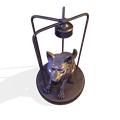 Đèn Điêu Khắc Hình Sói – Mô Hình 3D PBR Trang Trí & Công Năng (FBX, STL, USDZ, GLB) - Thumbnail 6