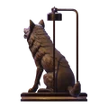Đèn Điêu Khắc Hình Sói – Mô Hình 3D PBR Trang Trí & Công Năng (FBX, STL, USDZ, GLB) - Thumbnail 9